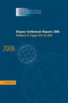 portada dispute settlement reports: pages 415-844 (en Inglés)