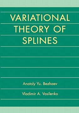 portada variational theory of splines (en Inglés)