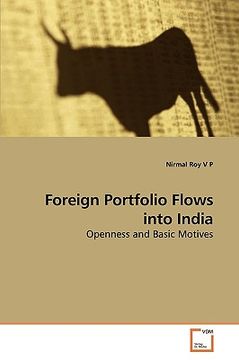 portada foreign portfolio flows into india (en Inglés)