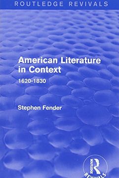 portada American Literature in Context: 1620-1830 (in English)