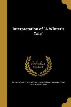 portada Interpretation of "A Winter's Tale" (en Inglés)