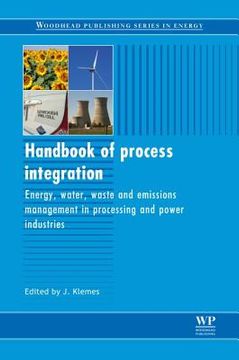 portada handbook of process integration: minimisation of energy and water use, waste and emissions (in English)