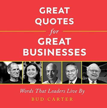 portada Great Quotes for Great Businesses: Words That Leaders Live by (Ignite Reads) (en Inglés)