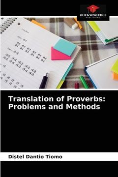 portada Translation of Proverbs: Problems and Methods (en Inglés)