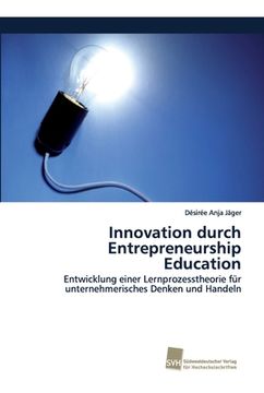 portada Innovation durch Entrepreneurship Education (en Alemán)