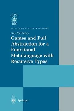 portada Games and Full Abstraction for a Functional Metalanguage with Recursive Types (in English)