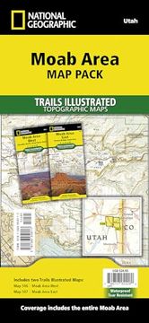 portada Moab Area [Map Pack Bundle] (National Geographic Trails Illustrated Map) (in English)