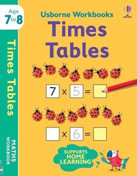 portada Usborne Workbooks Times Tables 7-8 (en Inglés)