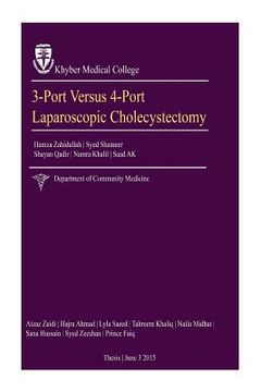 portada 3-port vs 4-port laparoscopic cholecystectomy (en Inglés)