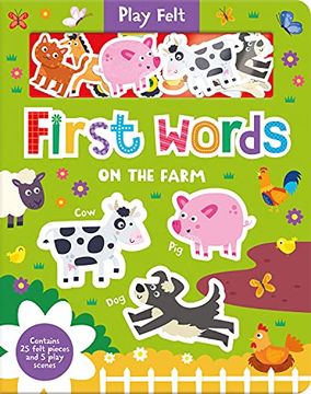 portada First Words on the Farm (Soft Felt Play Books) (en Inglés)