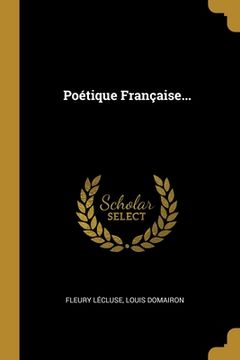 portada Poétique Française... (in French)