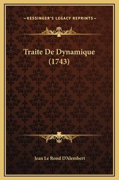 portada Traite De Dynamique (1743) (en Francés)
