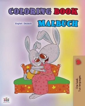 portada Coloring book #1 (English German Bilingual edition): Language learning colouring and activity book (in German)