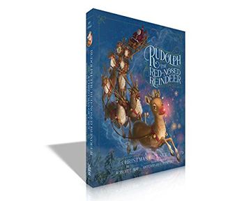 portada Rudolph the Red-Nosed Reindeer a Christmas Gift Set: Rudolph the Red-Nosed Reindeer; Rudolph Shines Again