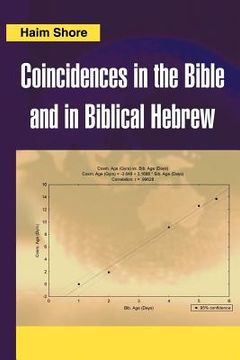 portada coincidences in the bible and in biblical hebrew (en Inglés)