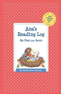portada Ana's Reading Log: My First 200 Books (Gatst) (Grow a Thousand Stories Tall) (en Inglés)