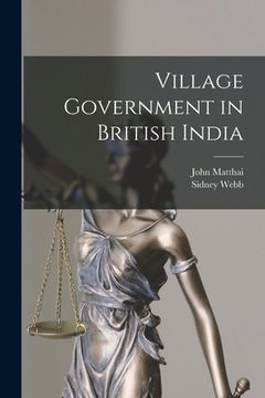 portada Village Government in British India (en Inglés)