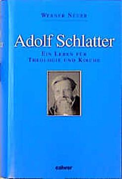 portada Adolf Schlatter (in German)