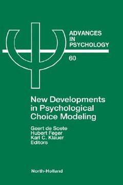 portada advances in psychology v60 (en Inglés)