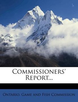 portada commissioners' report... (en Inglés)