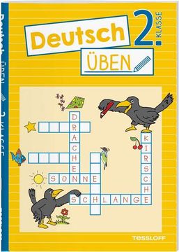 portada Deutsch Üben 2. Klasse: Wortarten Erkennen, Richtig Schreiben, Genau Lesen (en Alemán)