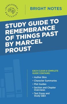 portada Study Guide to Remembrance of Things Past by Marcel Proust (in English)