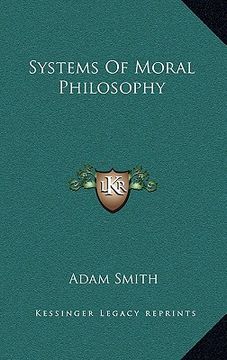 portada systems of moral philosophy (in English)