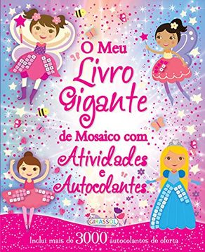 portada Meu Livro Gigante Mosaico Atividades e Autocolantes (en Portugués)