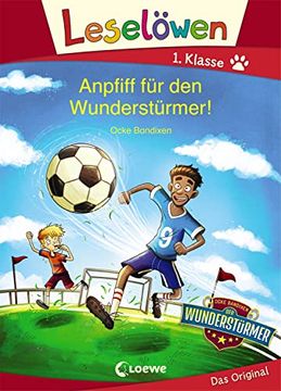 portada Leselöwen 1. Klasse - Anpfiff für den Wunderstürmer! Erstlesebuch für Kinder ab 6 Jahre (in German)