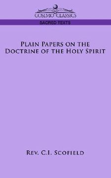 portada plain papers on the doctrine of the holy spirit (en Inglés)