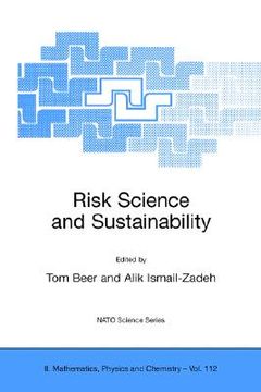 portada risk science and sustainability