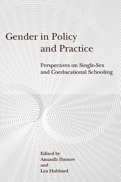 portada gender in policy and practice: perspectives on single-sex and coeducational schooling (en Inglés)