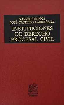 portada derecho procesal civil (instituciones de derecho procesal civil) / 29 ed. / pd.
