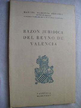 portada Razon Juridica del Reino de Valencia