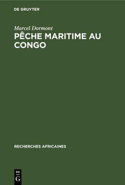 portada Pêche Maritime au Congo (en Francés)