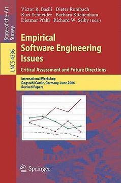 portada empirical software engineering issues. critical assessment and future directions: international workshop, dagstuhl castle, germany, june 26-30, 2006, (en Inglés)