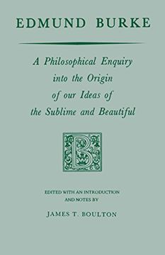 portada Edmund Burke: A Philosophical Enquiry Into the Origin of our Ideas of the Sublime and Beautiful (Prairie State Books) (in English)