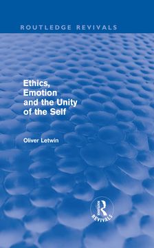 portada Ethics, Emotion and the Unity of the Self (en Inglés)