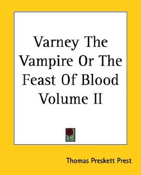 portada varney the vampire or the feast of blood volume ii (in English)
