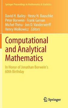 portada Computational and Analytical Mathematics: In Honor of Jonathan Borwein's 60th Birthday (en Inglés)