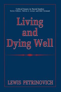 portada Living and Dying Well (en Inglés)