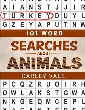 portada 101 Word Searches About Animals: Hours of fun with these themed puzzles! (in English)