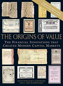 portada The Origins of Value: The Financial Innovations That Created Modern Capital Markets (en Inglés)