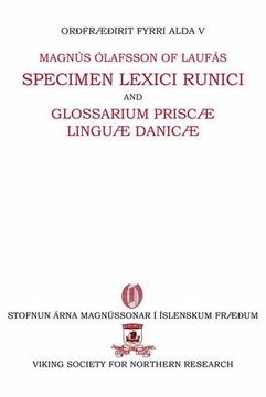 portada Specimen Lexici Runici: Glossarium Prisca Lingua Danic