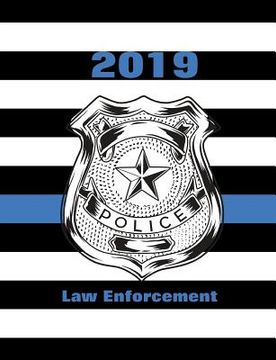 portada 2019 Law Enforcement: Thin Blue Line Us Flag (en Inglés)