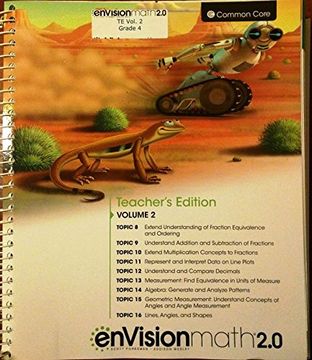 portada enVisionmath2.0 - 2016 Common Core Teacher Edition Volume 2 Grade 4