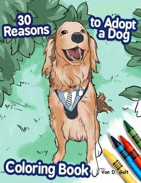 portada 30 Reasons to Adopt a Dog Coloring Book