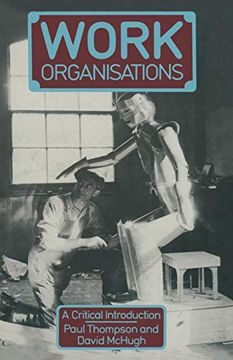 portada Work Organisations: A Critical Introduction (in English)