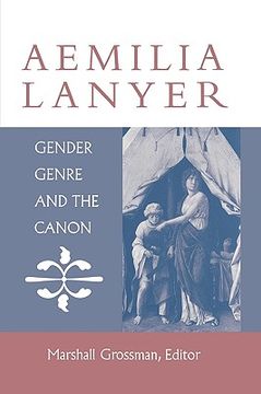 portada aemilia lanyer: gender, genre, and the canon (en Inglés)