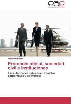 portada Protocolo Oficial, Sociedad Civil E Instituciones